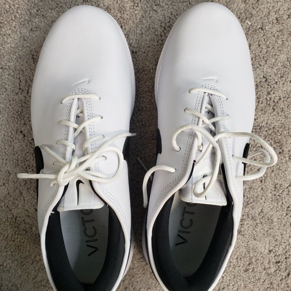 NWOT Nike Air Zoom Victory Tour 2 Mens Golf Shoe Sz 9 White/Black main image 4